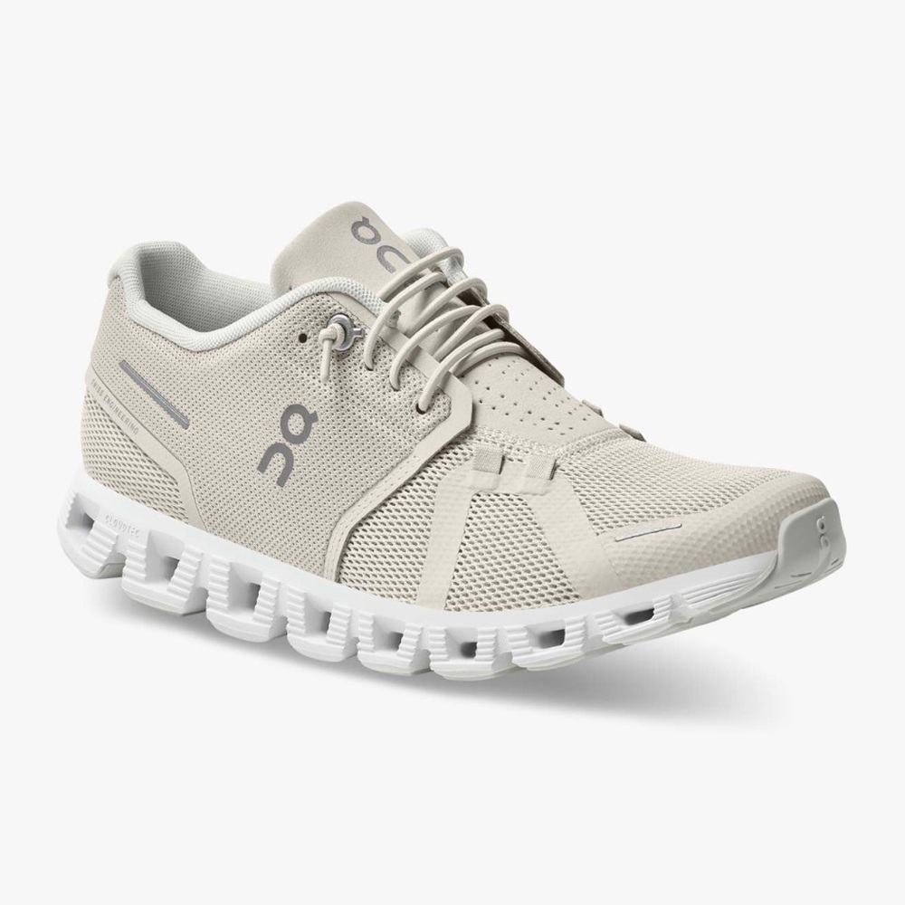 On Cloud 5 Women Pearl White Size 9